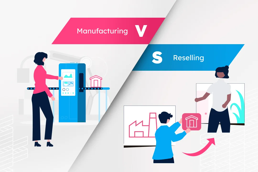 Choosing between manufacturing your own sheds and reselling sheds from other manufacturers