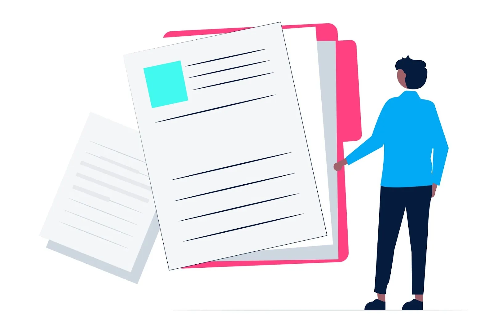 Organizing supporting documents into a business plan appendix