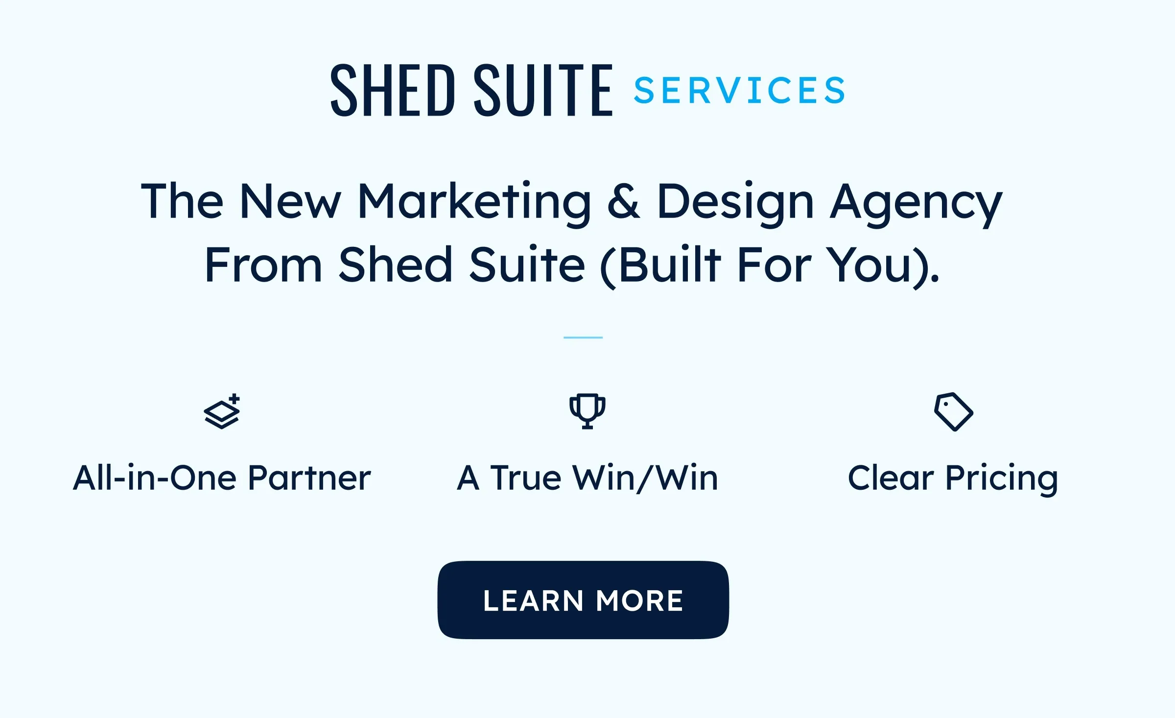 Shed Suite Marketing and Services — done-for-you lead generation for shed businesses