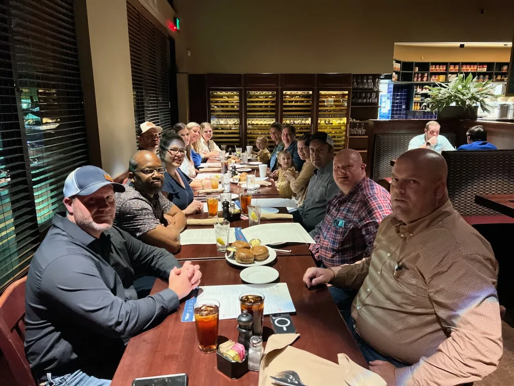 Jeremy Gaither and his family — balancing business growth with family time