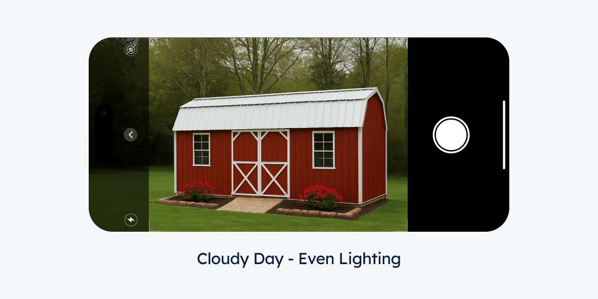 Animated lighting tips for shooting shed photos