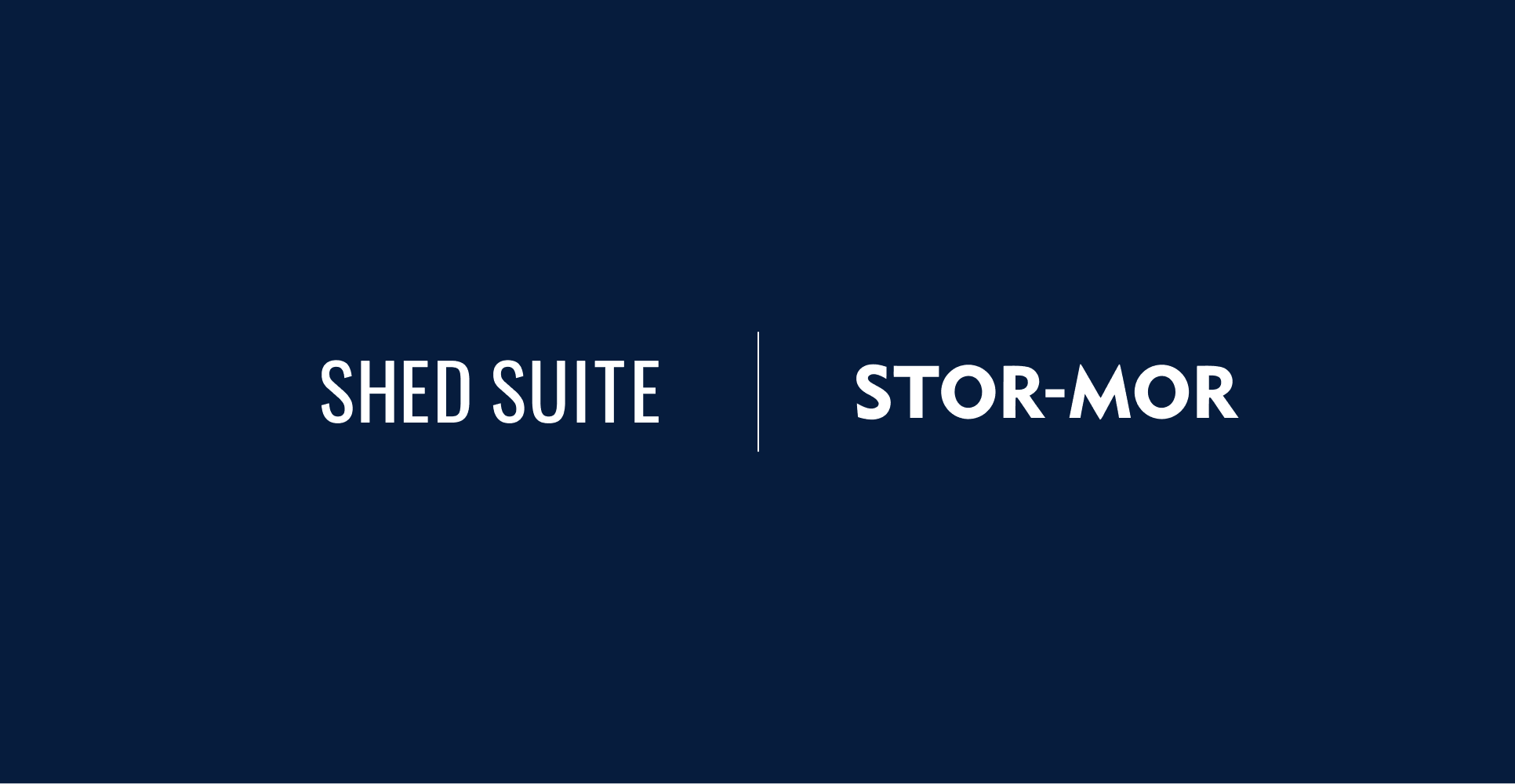 Shed Suite partnership logo lockups