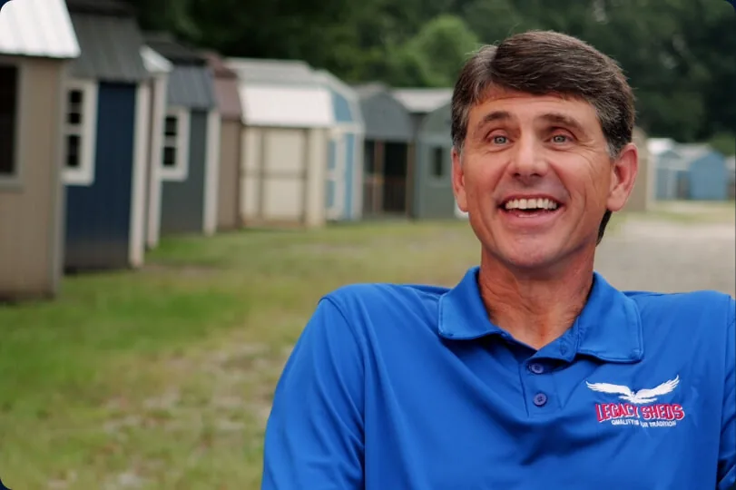 Legacy Sheds customer testimonial