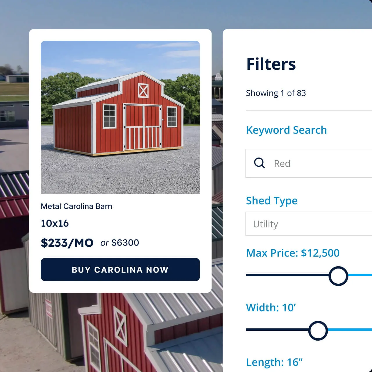 Sell Sheds Online, 24/7