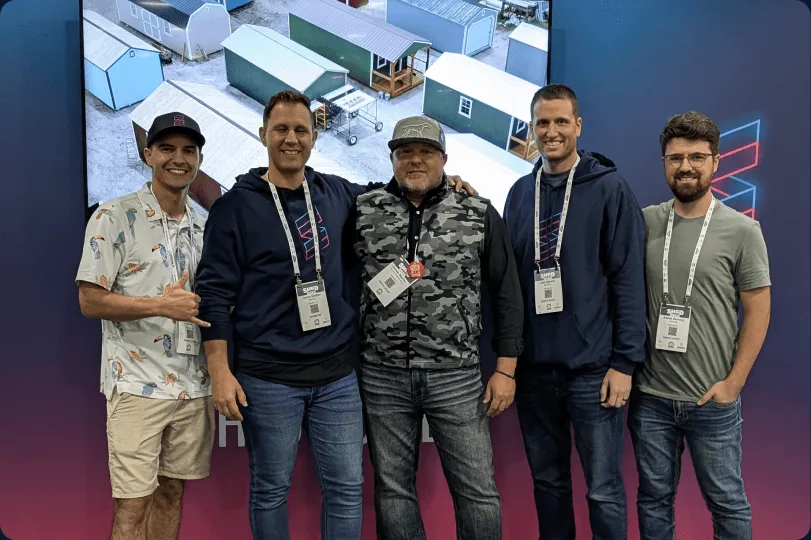 The Shed Suite team at the Shed Expo